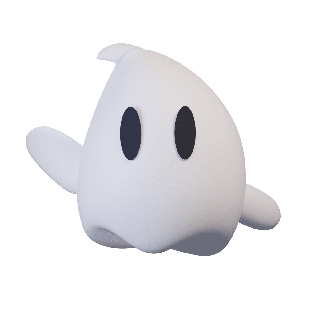 Dex character with a swept crest, rounded wings, and two simple eyes
